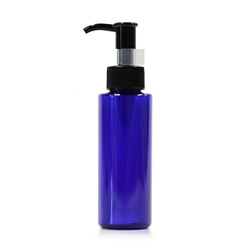 (2126)コバルトブルーポンプPET容器100ml