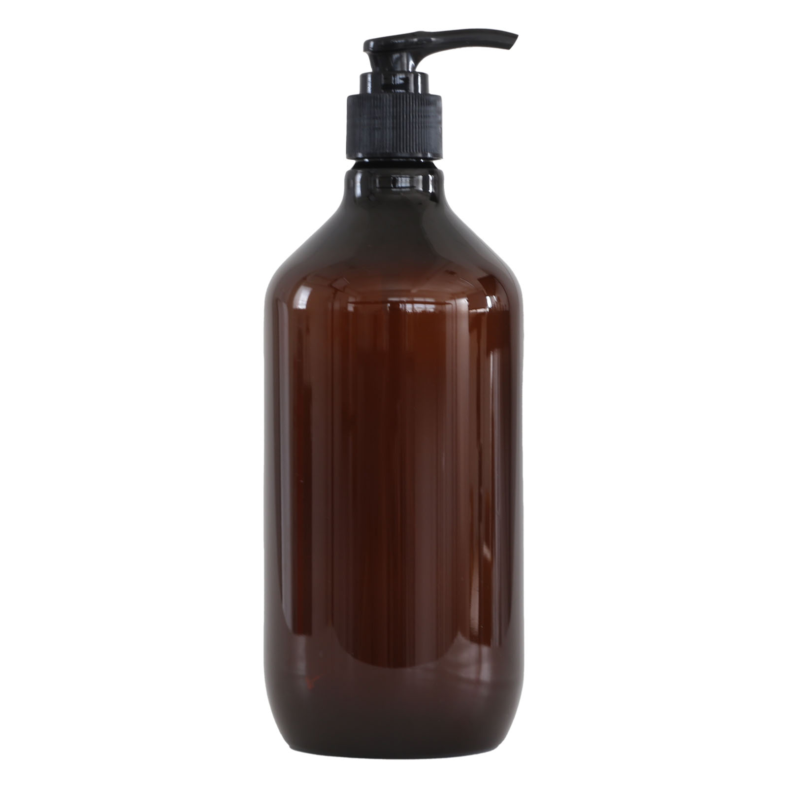 【新資材】ポンプボトル 500ml (アンバー) / 1ケース144本入り【受注生産】